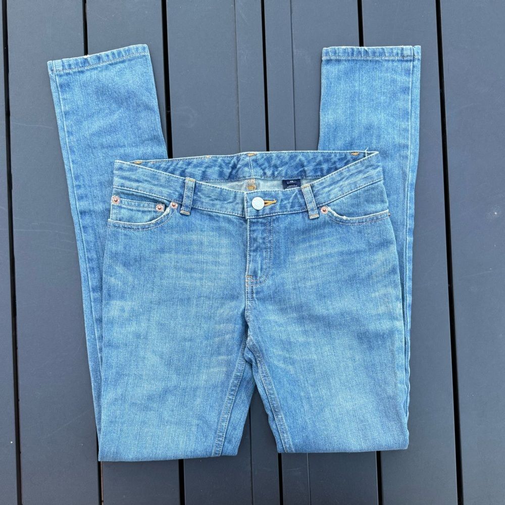 Ralph Lauren Kids Straight Leg Denim Jeans Blue Girls Size 12 Girls Jeans